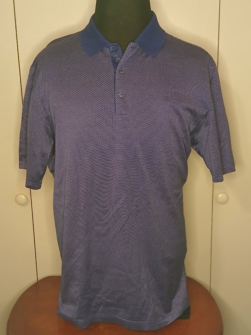 Bugatchi Uomo Men's XL Egyptian Cotton Purple Golf Jersey (0920PF)
